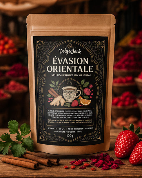 Infusion fruitée Évasion Orientale – Doly&Jack